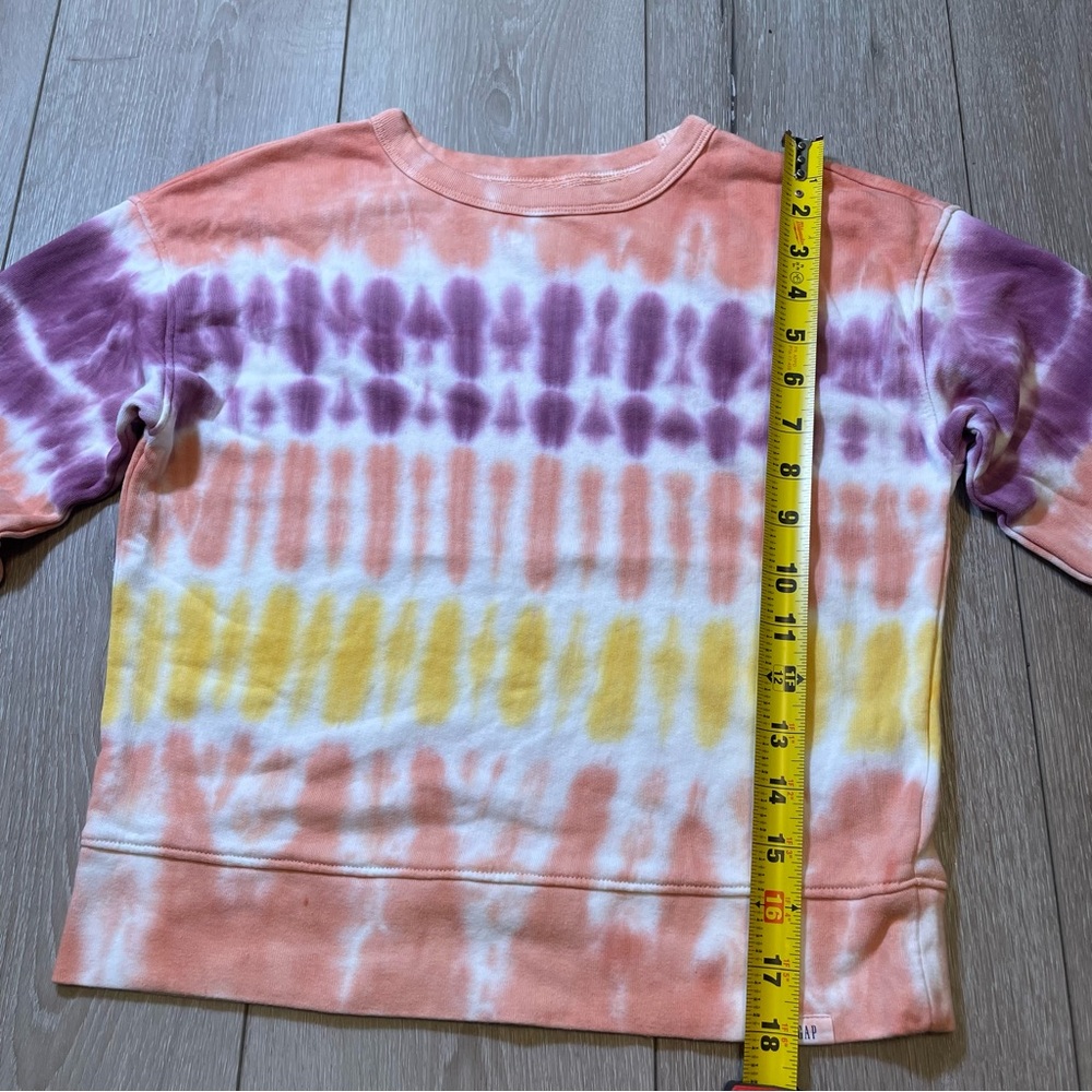 GAP Kids Tie Dye Crewneck Sweatshirt S (6-7)‎ - Picture 7 of 8